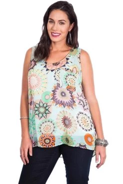 NYL Plus Women’s Everyday Classic Plus Size Sleeveless Relaxed Fit Tank Top -Outfit Fashion Shop b6101fbc 6d60 4d3a a094 de9643b38984