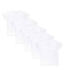 Hanes Boys EcoSmart Crewneck Undershirt 5-Pack