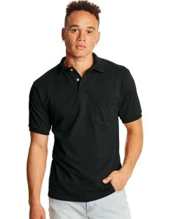 Hanes Mens CottonBlend® EcoSmart® Jersey Polo With Pocket 2-Pack -Outfit Fashion Shop befeb2e2 cc7c 4759 8bef 9b1130950d92 56148883 9b50 4ae8 8f4f 3bdd3863a962