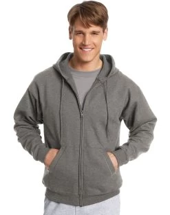 Hanes Men's ComfortBlend Full-Zip Hood 7.8 Oz. -Outfit Fashion Shop bf426e63 863f 41e4 9dc4 348983ebf979