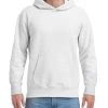 Gildan Mens Hammer Fleece Hood, XL, White
