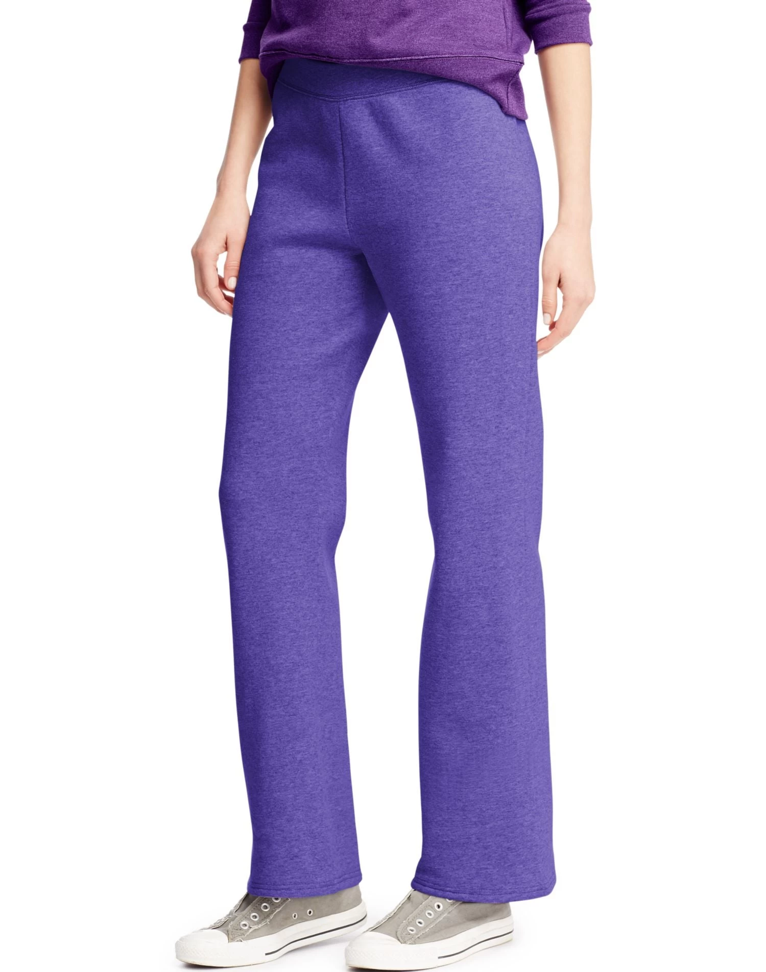 Hanes Women`s ComfortSoft EcoSmart Open Leg Fleece Sweatpants 11 Hanes Women`s ComfortSoft EcoSmart Open Leg Fleece Sweatpants - Image 9