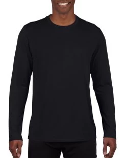 Gildan Mens Performance Long Sleeve T-Shirt, XL, Navy