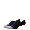 Alchester Mens Jackson Cotton Linen Blend No Show Sock