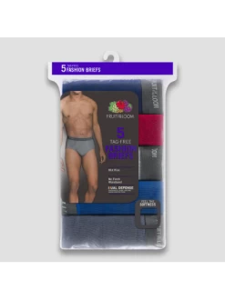 Fruit Of The Loom Mens Assorted Fashion Briefs 5 Pack, 2XL, Assorted -Outfit Fashion Shop glnel1dps2jtbw8tdnrg 637438809633559382