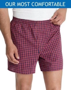 Hanes Classics Men's Yarn Dye Exposed Waistband Boxer 5-Pack 13 Hanes Classics Men's Yarn Dye Exposed Waistband Boxer 5-Pack -Outfit Fashion Shop mesibas com 637171883880829625