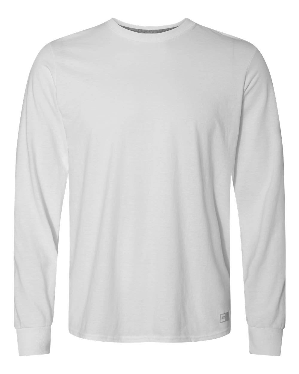 Russell Athletic Essential 60/40 Performance Long Sleeve T-Shirt, XL, White 12 Russell Athletic Essential 60/40 Performance Long Sleeve T-Shirt, XL, White - Image 10