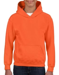 Gildan Youth Heavy Blend Hooded Sweatshirt, XS, Heather Sport Dark Navy -Outfit Fashion Shop mesibas com 637472667063492356