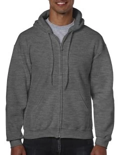 Gildan Mens Heavy Blend Full Zip Hooded Sweatshirt, XL, Navy -Outfit Fashion Shop mesibas com 637472698087132041
