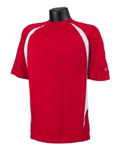 Champion Men's Double Dry Elevation T-Shirt 20 Champion Men's Double Dry Elevation T-Shirt -Outfit Fashion Shop t2052 scarlet white