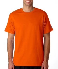 Champion Men's Basic Tee -Outfit Fashion Shop t425 orange