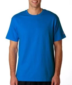 Champion Men's Basic Tee -Outfit Fashion Shop t425 royal